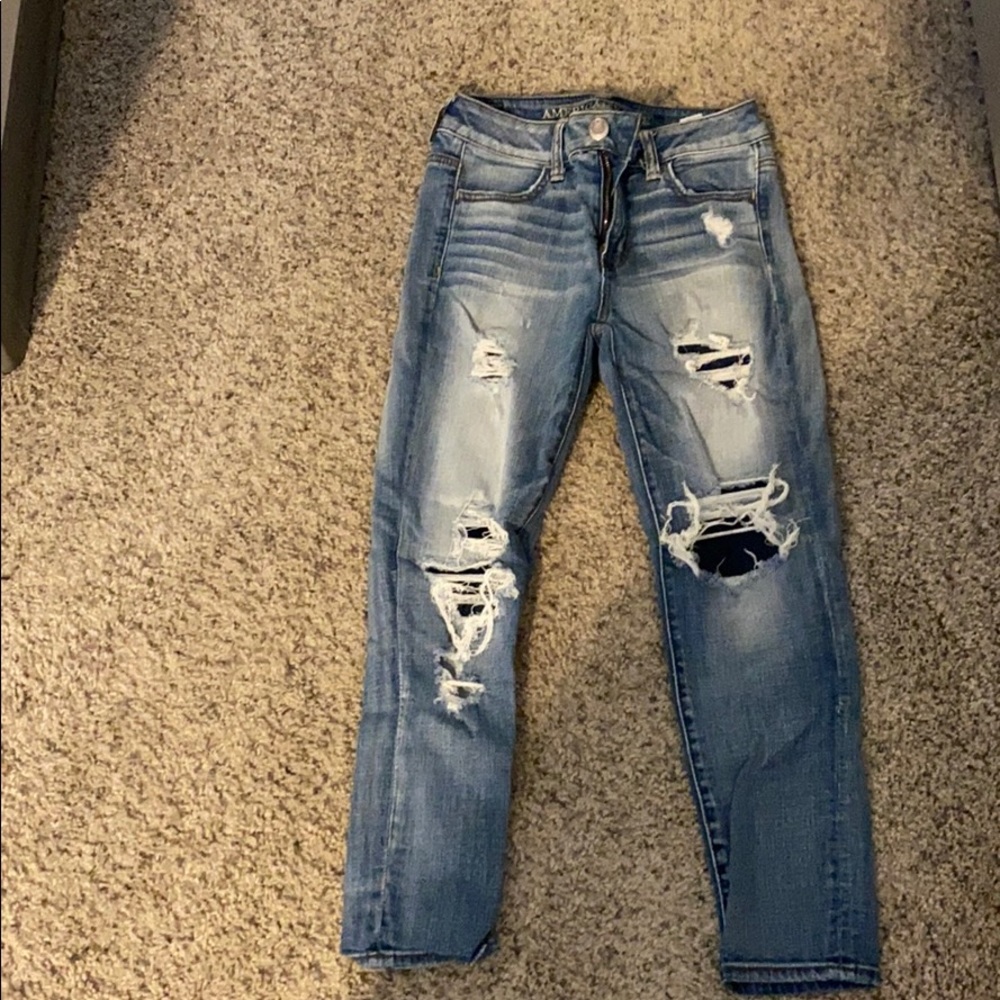 Ae Crop jeggings
